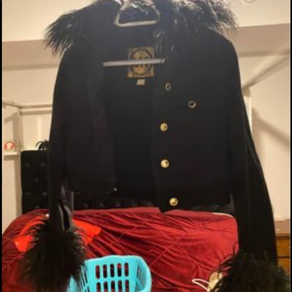 Michael Kors black jean jacket size xsmall. - Picture 2 of 7